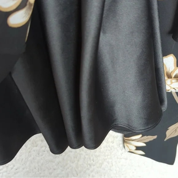 Tahari Floral A-Line Midi Dress - Picture 5 of 6